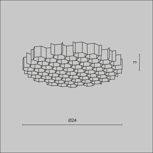 Комплектующие для светильника Technical HoneyComb-D24 Комплектующие для светильника Technical HoneyComb-D24