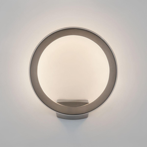 Уличный настенный светодиодный светильник Elektrostandard Ring 1710 Techno Led серый a054932 Уличный настенный светодиодный светильник Elektrostandard Ring 1710 Techno Led серый a054932