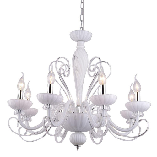 Подвесная люстра Arte Lamp Odetta A7195LM-8WH Подвесная люстра Arte Lamp Odetta A7195LM-8WH