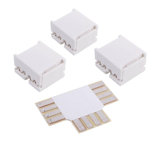 Соединитель Deko-Light Board connector set T für 8mm Stripes, 4pole, 1x Board connector T, 3x Board connector 940024 Соединитель Deko-Light Board connector set T für 8mm Stripes, 4pole, 1x Board connector T, 3x Board connector 940024