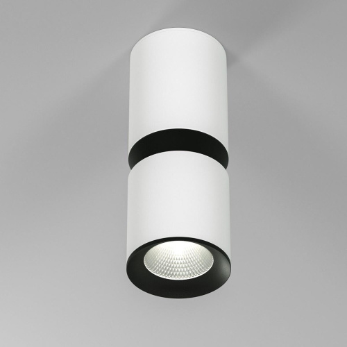Потолочный светодиодный светильник Elektrostandard Kayo 25048/LED 12W 4000К белый/чёрный a064728 Потолочный светодиодный светильник Elektrostandard Kayo 25048/LED 12W 4000К белый/чёрный a064728