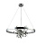 Подвесная люстра Crystal Lux GARDEN SPLED+4 D800 CHROME