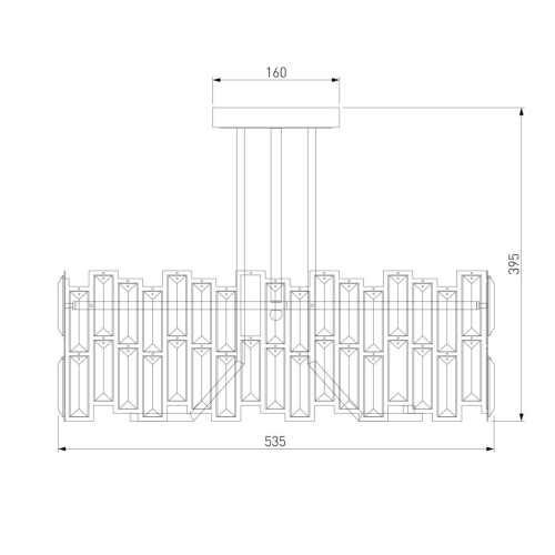 Потолочная люстра Bogates Zolletta 339/5 Strotskis Smart Потолочная люстра Bogates Zolletta 339/5 Strotskis Smart
