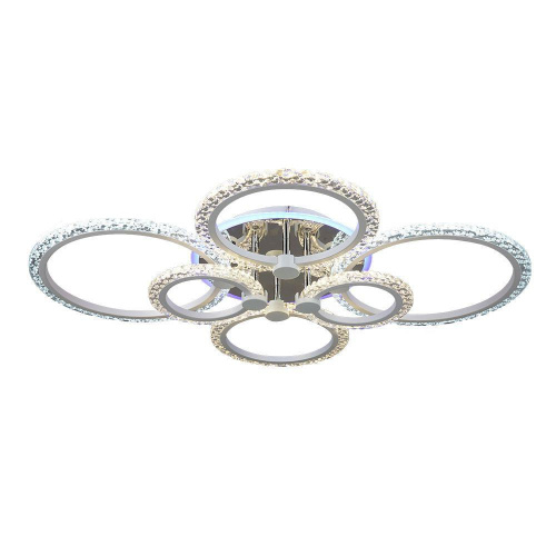Потолочная светодиодная люстра Seven Fires Fumane WD7501/6C-WT-CR-RGB Потолочная светодиодная люстра Seven Fires Fumane WD7501/6C-WT-CR-RGB