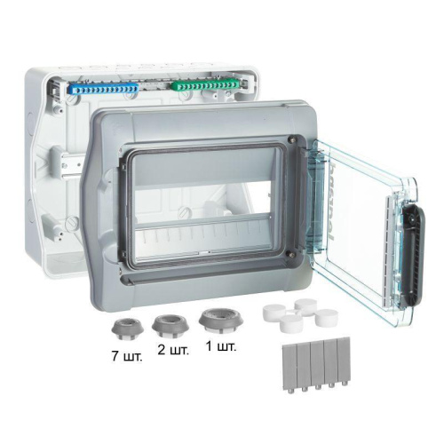 Щиток накладной Legrand Plexo3 1х12 601981 Щиток накладной Legrand Plexo3 1х12 601981