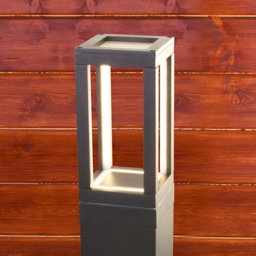 Уличный светодиодный светильник Elektrostandard Frame 1529 Techno Led серый a051860 Уличный светодиодный светильник Elektrostandard Frame 1529 Techno Led серый a051860