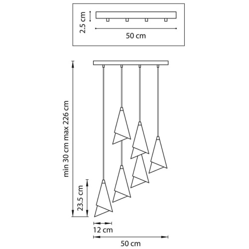 Подвесная люстра Lightstar Cone 757060 Подвесная люстра Lightstar Cone 757060
