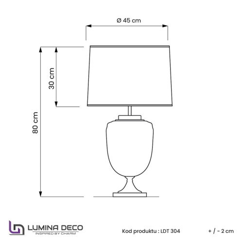 Настольная лампа Lumina Deco Olimpia LDT 304 F.GD+WT Настольная лампа Lumina Deco Olimpia LDT 304 F.GD+WT