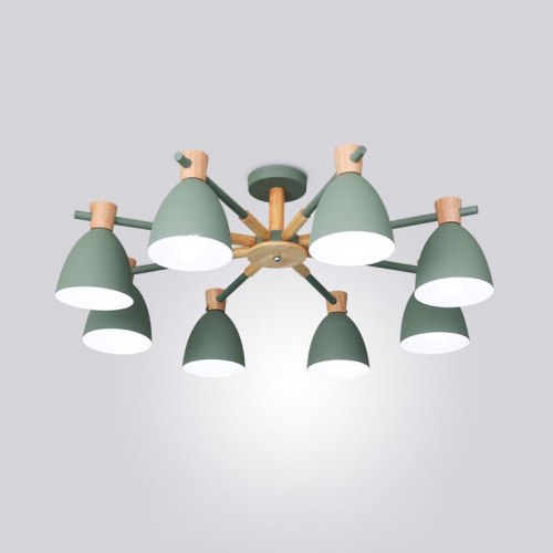 Потолочная Люстра Folke 8 Green By Imperiumloft Потолочная Люстра Folke 8 Green By Imperiumloft