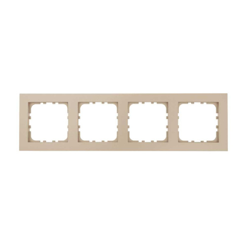 Рамка 4-постовая LK Studio (шампань) LK80 FLAT, 844406-1 Рамка 4-постовая LK Studio (шампань) LK80 FLAT, 844406-1