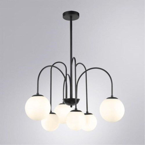 Подвесная люстра Arte Lamp Mebsuta A1675LM-6BK Подвесная люстра Arte Lamp Mebsuta A1675LM-6BK