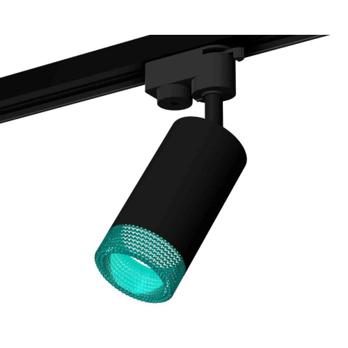 Комплект трекового светильника Ambrella light Track System XT6323083 SBK/BL черный песок/голубой (A2521, C6323, N6153) Комплект трекового светильника Ambrella light Track System XT6323083 SBK/BL черный песок/голубой (A2521, C6323, N6153)