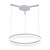 Подвесной светодиодный светильник Arte Lamp A2503SP-1WH