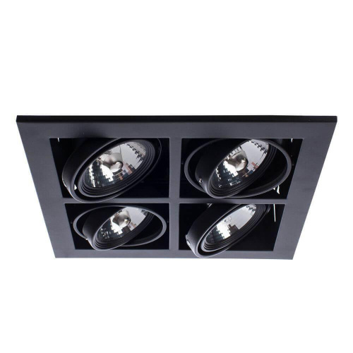 Встраиваемый светильник Arte Lamp Cardani A5930PL-4BK Встраиваемый светильник Arte Lamp Cardani A5930PL-4BK