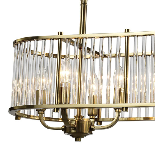 Подвесная люстра Lumien Hall Lariana LH3038/8PR-CO-CL Подвесная люстра Lumien Hall Lariana LH3038/8PR-CO-CL