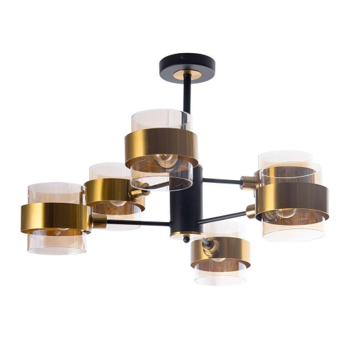 Потолочная люстра Arte Lamp Carlo A8205SP-6BK Потолочная люстра Arte Lamp Carlo A8205SP-6BK
