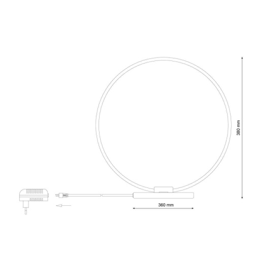 Настольная лампа Lucia Tucci Modena T170 LED RGB Настольная лампа Lucia Tucci Modena T170 LED RGB