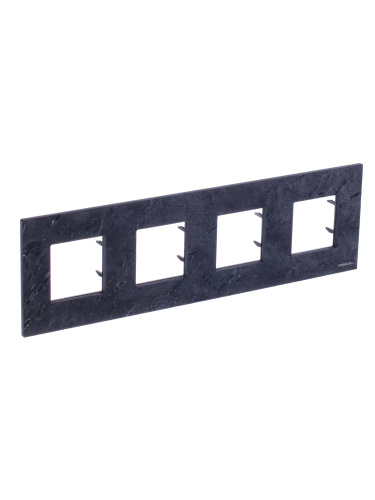 Рамка 4-постовая ABB Zenit сланец 2CLA227400N2201 Рамка 4-постовая ABB Zenit сланец 2CLA227400N2201