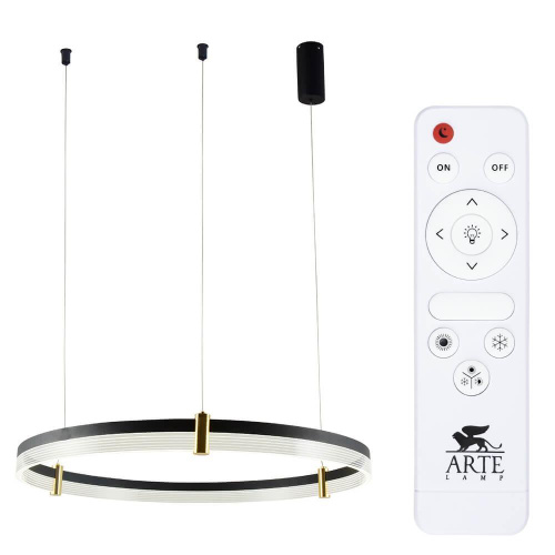 Подвесной светодиодный светильник Arte Lamp Mercury A2183SP-1BK Подвесной светодиодный светильник Arte Lamp Mercury A2183SP-1BK