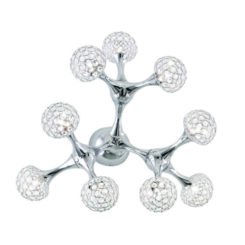 Потолочная люстра Ideal Lux Nodi Crystal PL9 093505 Потолочная люстра Ideal Lux Nodi Crystal PL9 093505