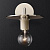 Бра Rh Utilitaire Knurled Disk Shade Sconce Silver By Imperiumloft