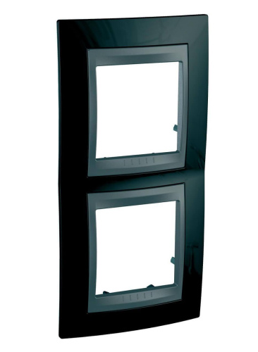 Рамка 2-постовая вертикальная Schneider Electric Unica Top MGU66.004V.293 Рамка 2-постовая вертикальная Schneider Electric Unica Top MGU66.004V.293