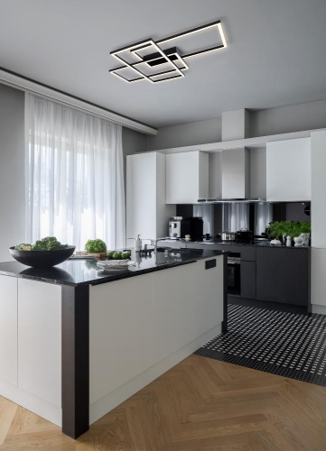 Потолочный светодиодный светильник Maytoni Line MOD015CL-L80B Потолочный светодиодный светильник Maytoni Line MOD015CL-L80B
