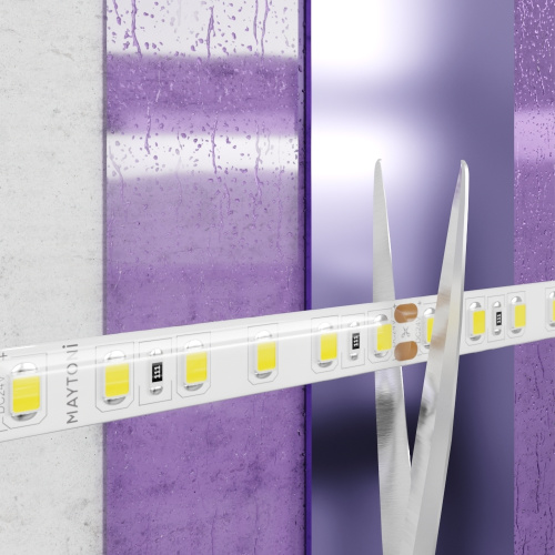 Светодиодная влагозащищенная лента Maytoni Technical 14,4W/m 120LED/m 2835SMD холодный белый 5M 10153 Светодиодная влагозащищенная лента Maytoni Technical 14,4W/m 120LED/m 2835SMD холодный белый 5M 10153