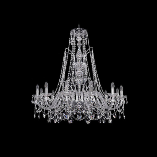 Подвесная люстра Bohemia Ivele 1411/12/360/XL-96 Ni Подвесная люстра Bohemia Ivele 1411/12/360/XL-96 Ni