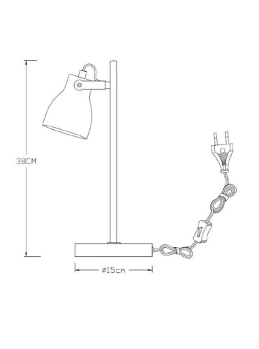 Настольная лампа Lucide Concri Led 05610/05/30 Настольная лампа Lucide Concri Led 05610/05/30