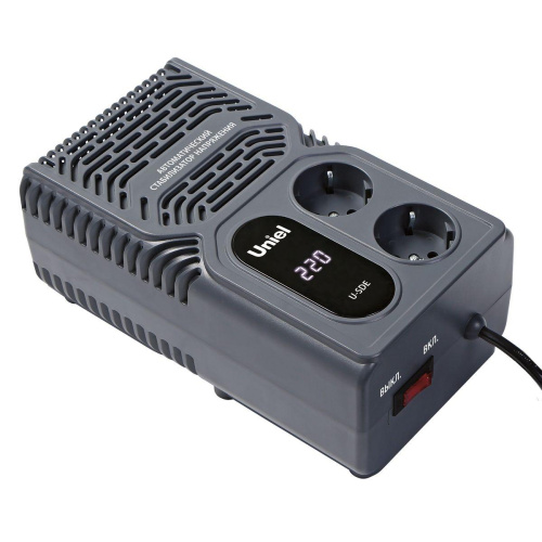 Стабилизатор напряжения Uniel Constant 1000ВА U-SDE 1000W UL-00012767 Стабилизатор напряжения Uniel Constant 1000ВА U-SDE 1000W UL-00012767