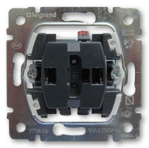 Выключатель одноклавишный Legrand Galea Life 10A 250V с подсветкой 775600 Выключатель одноклавишный Legrand Galea Life 10A 250V с подсветкой 775600