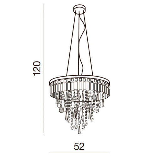 Подвесная люстра Azzardo Kalabria AZ2108 Подвесная люстра Azzardo Kalabria AZ2108