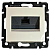 Розетка компьютерная RJ45 Legrand Valena 6 кат UTP на винтах слоновая кость 774142