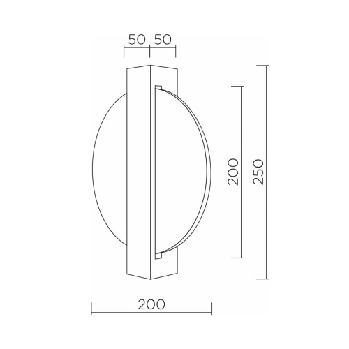 Настенный светильник LED4U L7389-250 BS Настенный светильник LED4U L7389-250 BS
