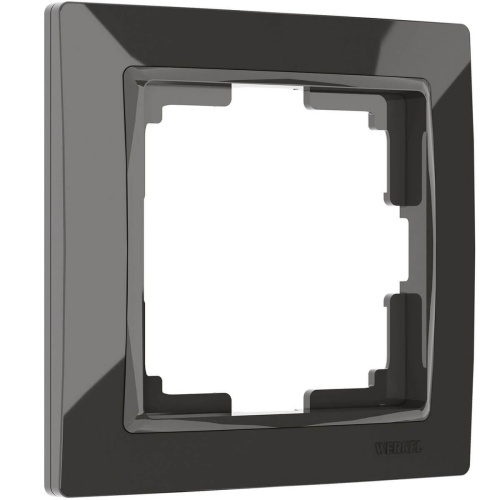 Рамка Werkel Snabb Basic на 1 пост серо-коричневый WL03-Frame-01 4690389099038 Рамка Werkel Snabb Basic на 1 пост серо-коричневый WL03-Frame-01 4690389099038