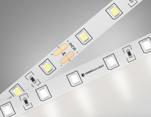 Светодиодная лента Ambrella Light 6W/m 60LED/m 2835SMD дневной белый 5M GS3002 Светодиодная лента Ambrella Light 6W/m 60LED/m 2835SMD дневной белый 5M GS3002