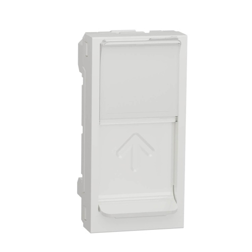 Лицевая панель RJ45 одиночная без коннектора Schneider Electric Unica Modular NU941018 Лицевая панель RJ45 одиночная без коннектора Schneider Electric Unica Modular NU941018