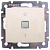 Переключатель одноклавишный двухполюсный Legrand Valena 10A 250V с подсветкой слоновая кость 774349