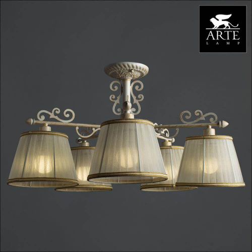 Потолочная люстра Arte Lamp Jess A9513PL-5WG Потолочная люстра Arte Lamp Jess A9513PL-5WG