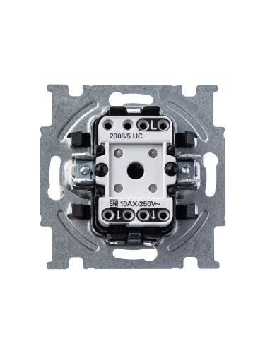 Выключатель двухклавишный ABB Basic55 10A 250V слоновая кость 2CKA001012A2148 Выключатель двухклавишный ABB Basic55 10A 250V слоновая кость 2CKA001012A2148