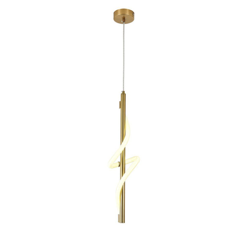 Подвесной светодиодный светильник Indigo Intreccio 14025/1P Brass V000144L