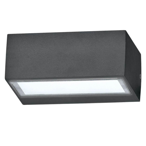 Уличный настенный светильник Ideal Lux Twin Ap1 Big Antracite 115368 Уличный настенный светильник Ideal Lux Twin Ap1 Big Antracite 115368