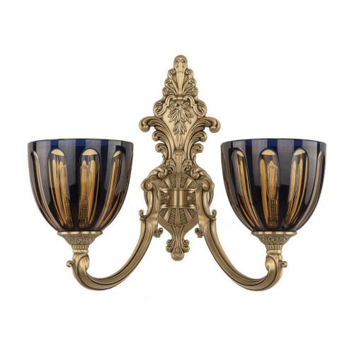 Бра Bohemia Ivele 7209B14/2/175 FP P1 U Amber-Blue/H-1H Бра Bohemia Ivele 7209B14/2/175 FP P1 U Amber-Blue/H-1H