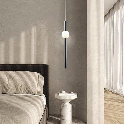 Подвесной светодиодный светильник Lumien Hall Greniya LH8023/1PA-CR-WT Подвесной светодиодный светильник Lumien Hall Greniya LH8023/1PA-CR-WT