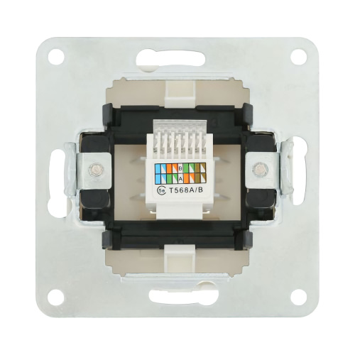 Розетка LK Studio компьютерная RJ-45 кат.5е с накладкой (белый) LK80 846104-1 Розетка LK Studio компьютерная RJ-45 кат.5е с накладкой (белый) LK80 846104-1