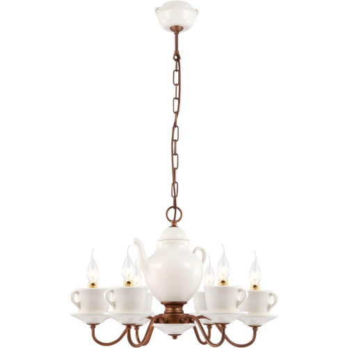 Подвесная люстра Arte Lamp Servizio A6483LM-6WH Подвесная люстра Arte Lamp Servizio A6483LM-6WH