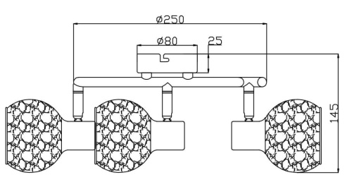 Спот Rivoli Craquelure 7008-731 Спот Rivoli Craquelure 7008-731