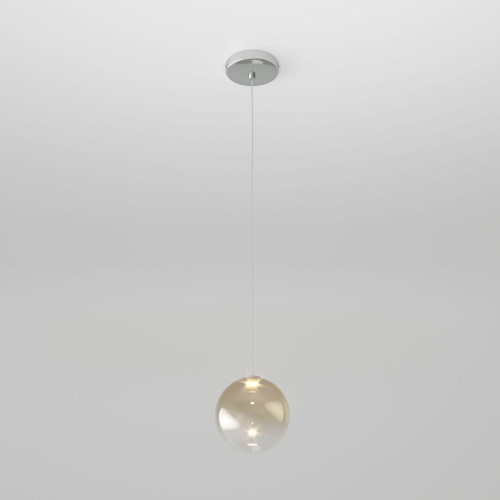 Подвесной светодиодный светильник Eurosvet Wonder 50232/1 Led янтарный Подвесной светодиодный светильник Eurosvet Wonder 50232/1 Led янтарный