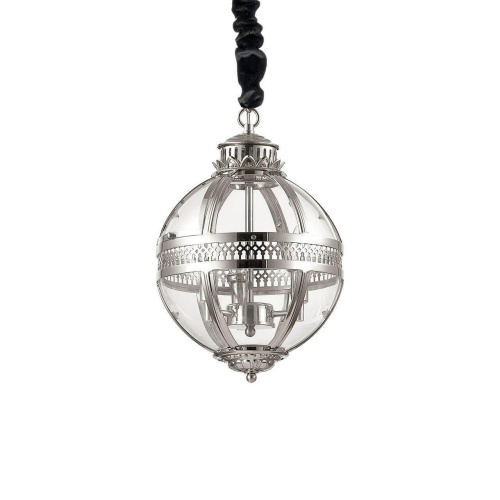 Подвесной светильник Ideal Lux World SP3 Cromo 156323 Подвесной светильник Ideal Lux World SP3 Cromo 156323